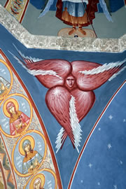 Фрагмент росписи купола