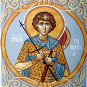 Фреска Св.Георгий