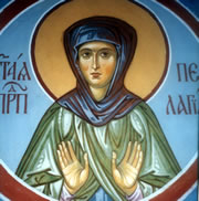 Фреска Св.Пелагия